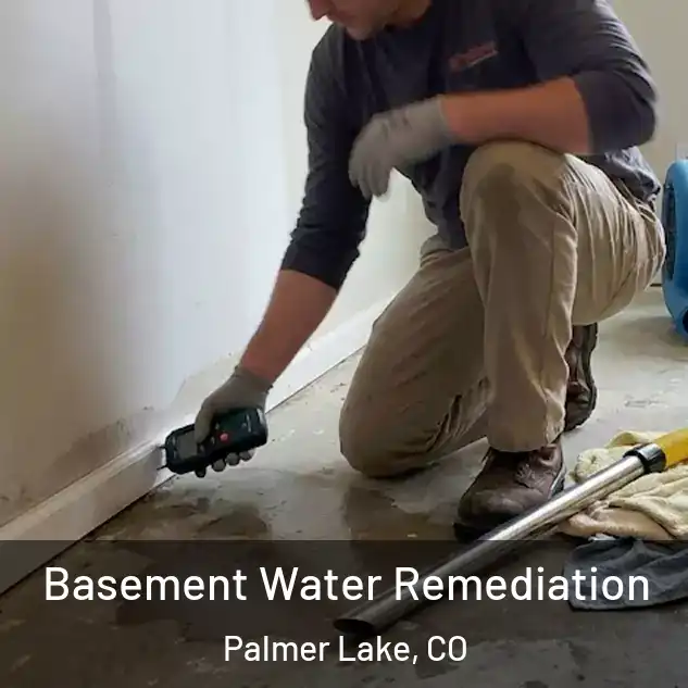  Basement Water Remediation Palmer Lake, CO