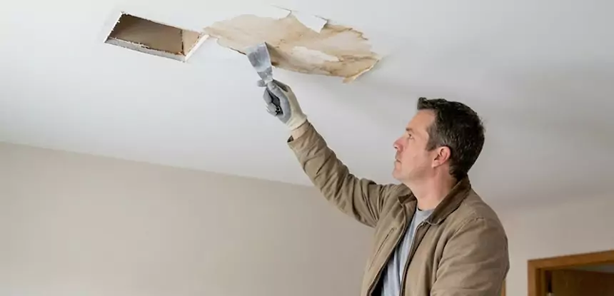 Dry Ceiling After Water Leak in Palmer Lake