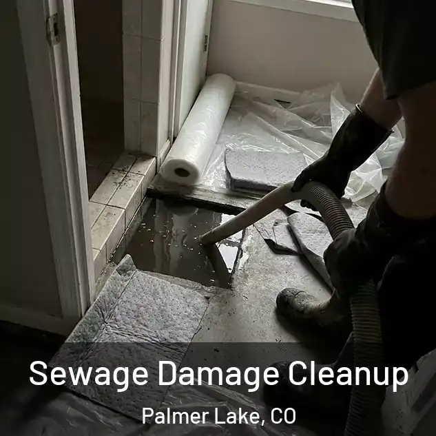  Sewage Damage Cleanup Palmer Lake, CO